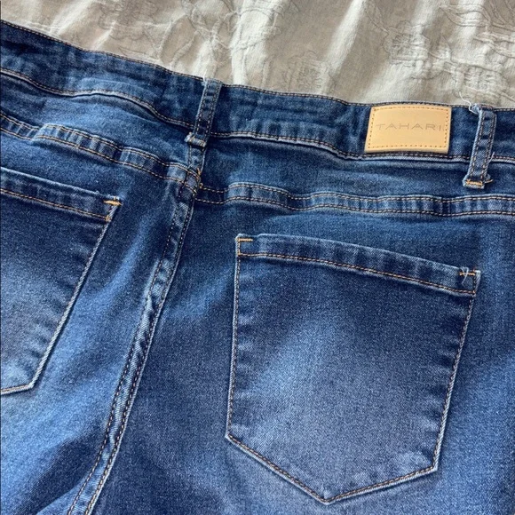 WOMENS SIZE 10P | Tahari Kelly Mid-Rise Skinny Denim Jeans - Picture 7 of 7